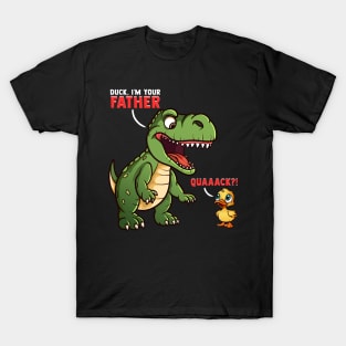 Funny Duck Dinosaur Gifts Men Kids Women Funny Dinosaur T-Shirt